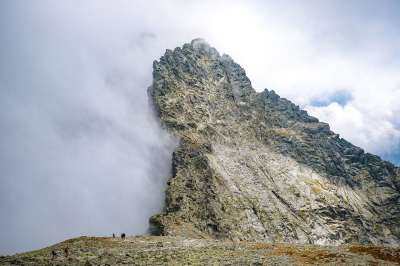 景观 山 首脑 顶峰 岩石 山云 多雾路段 自然 农村 风景
