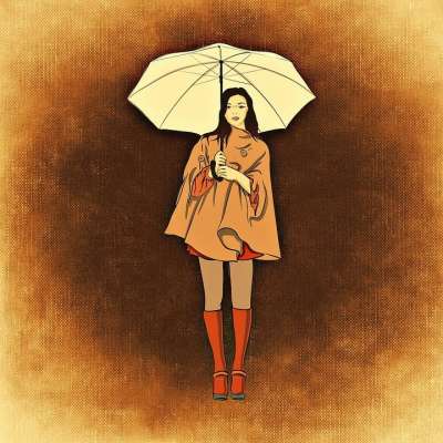 时尚 女士 女孩 现代的