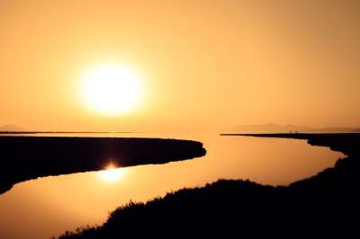嘴 河 海 太阳 水 景观 希腊 天堂 颜色