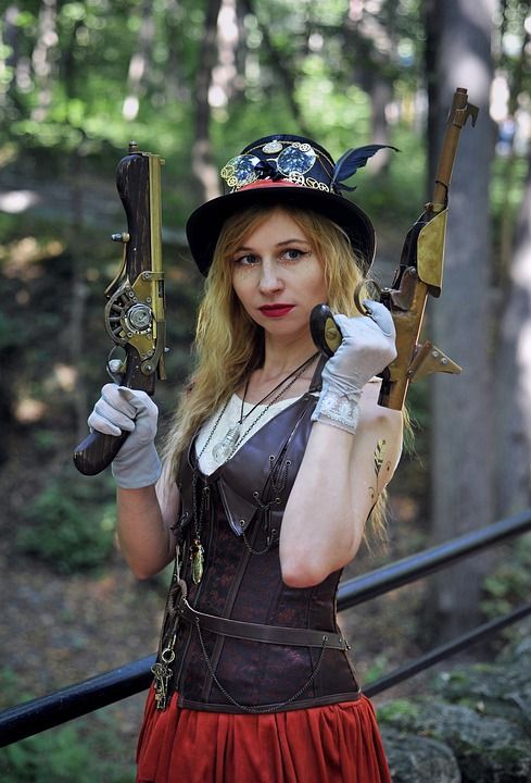 枪 蒸汽朋克 Parabank Cosplay 幻想 未来派 武器