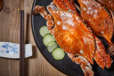 海鲜 螃蟹 美食 菜品 菜 中餐 凉菜 配菜 香料 摆盘