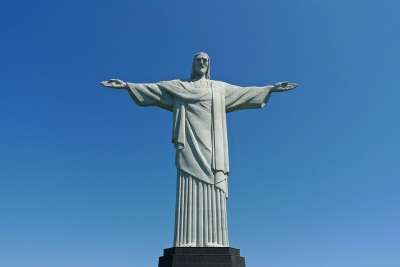Rio De Janeiro 巴西的 南美洲 耶稣 基督 旅行