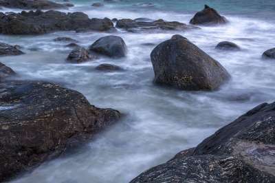 海洋 海 自然 石头 岩石 长期接触