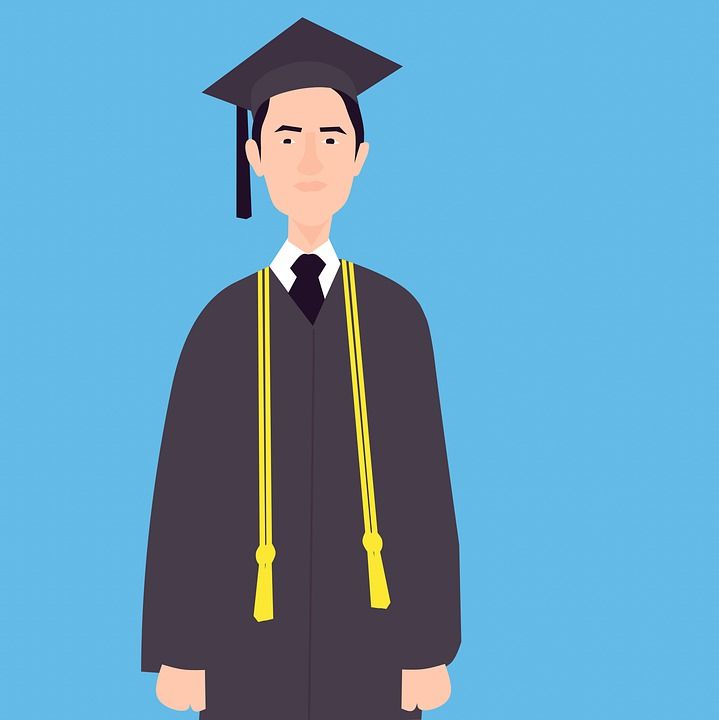 学术的 成就 学士 美丽的 帽 庆祝 概念 程度 文凭 教育