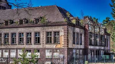 老的 房子 建造 窗户 砖 解体 废墟 已到期 废弃的地方 弃