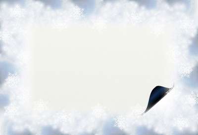冬天 笔记 愿望清单 背景 浅蓝 雪花 文具