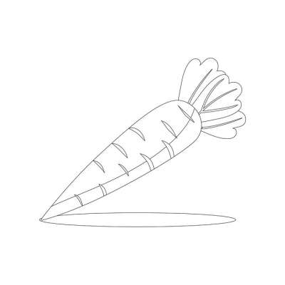 萝卜 蔬菜 画画 图标 卡通胡萝卜 卡通蔬菜 线条艺术 草图