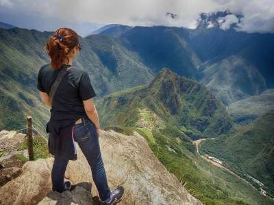秘鲁 山 马丘比丘 女人 谷 冒险 景观 旅游 之旅 印加人