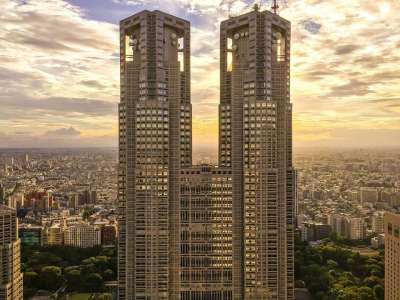 摩天大楼 东京 日本 城市景观 现代的 地标 日本人 城市的
