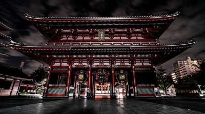 东京 浅草的 日本 亚洲 浅草 旅行 传统的 文化 寺 观光