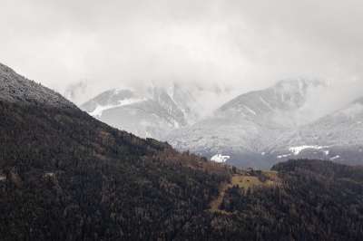 山 雪 蒂罗尔 奥地利 冬天 树木 自然 景观