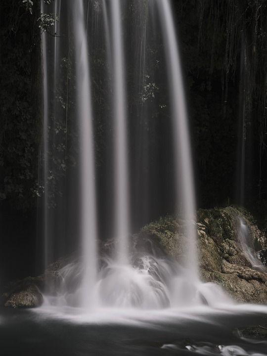 瀑布 河 溪 自然 山 旅行 天堂 级联 森林 看法 瀑布
