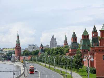 莫斯科 克里姆林宫 Kremlevskaya 路堤 俄罗斯 莫斯科河