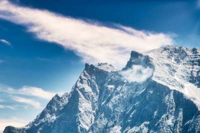 山 岩石 首脑 阿尔卑斯山 楚格峰 顶峰 奥地利 云 户外的