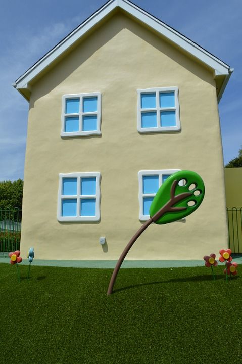 佩奇 农场 卡通的 房子 家 建造 结构 住宅 结构体 财产