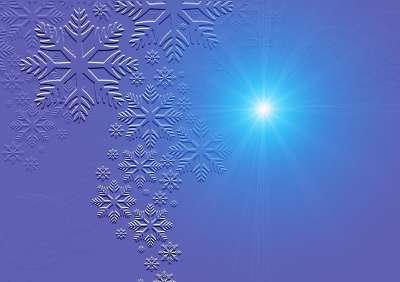 问候卡 蓝色的 雪花 圣诞节 固定的 星星 降临节 冬天 寒冷的