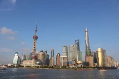 上海 城市 天 现代的 结构 城市景观 天际线 市中心 商务楼