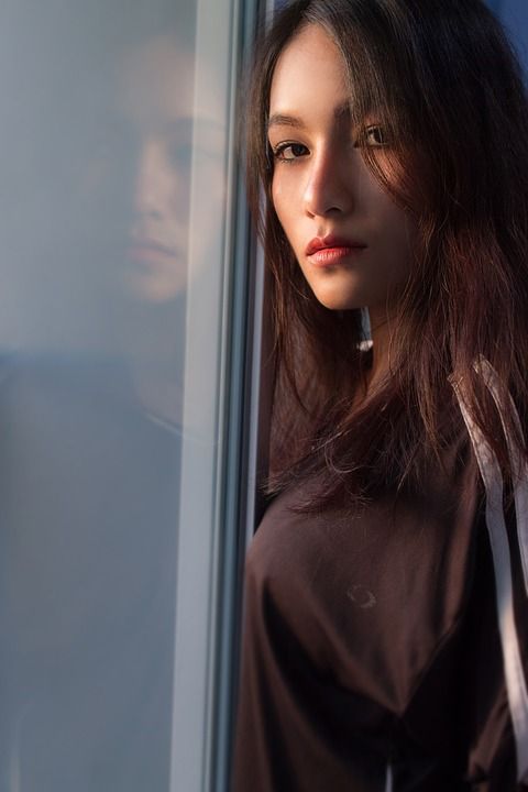 美丽 美丽的女人 酒店 红唇 性感的 女孩 女士 肖像 脸