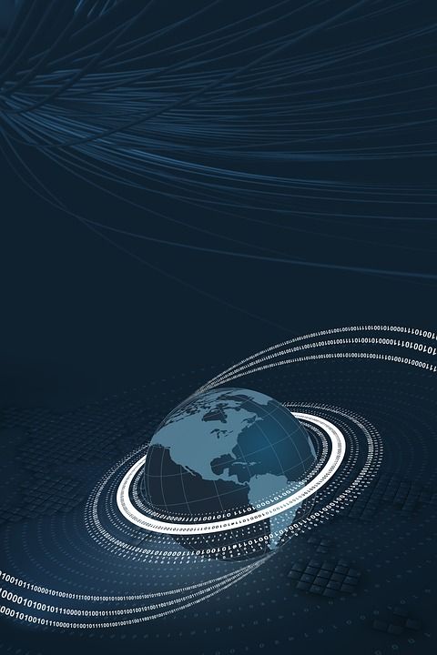 抽象 几何的 世界 地图 小册子 企业设计 模板 背景 全球的