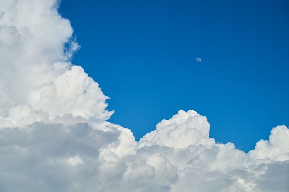 天空, 云, 蓝色的, 白色的, 天气, 空气, 空间, 图像, 摄影, 质地