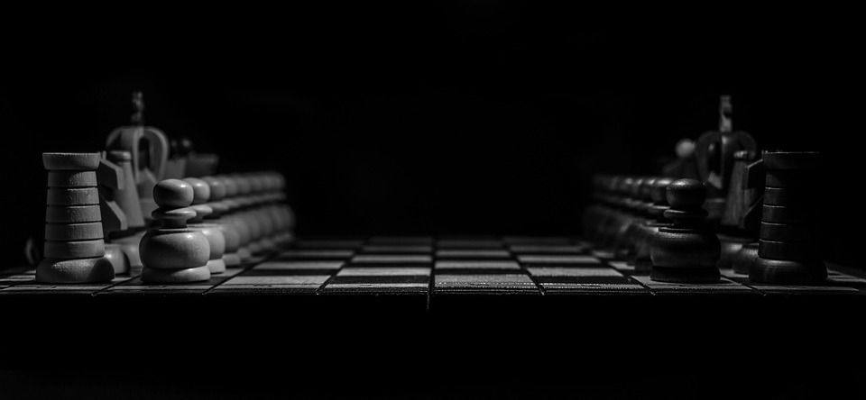棋, 棋盘, 国际象棋的游戏, 黑色的游戏