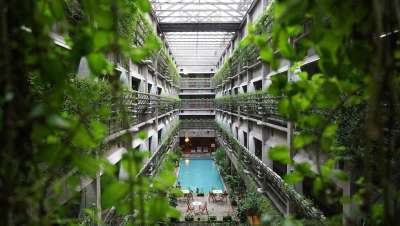 酒店 结构 现代的 设计 建造 白色的 内部的 城市的 风格