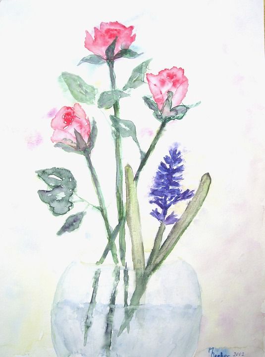 花 鸵鸟 绘画 图片 艺术 作画 染 艺术的 艺术家 作品