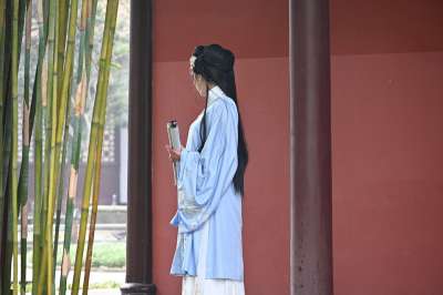 竹林 阳光 汉服 美女 公园 汉服 汉服 汉服 汉服 汉服