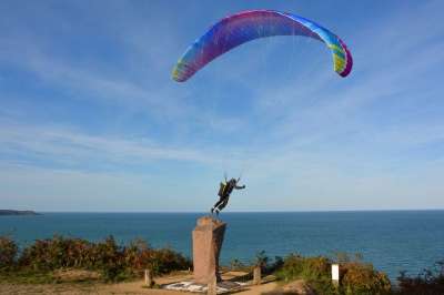 滑翔伞 滑翔伞起飞 风 冒险 爱好 体育 自然 空气 安全带