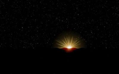 太阳 星星 月亮 地球 景观 空间 光 日出 阳光 日落