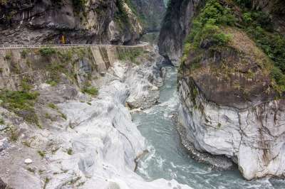 台湾 太鲁阁 路 山 河 谷 峡谷 国家公园 旅游 景点