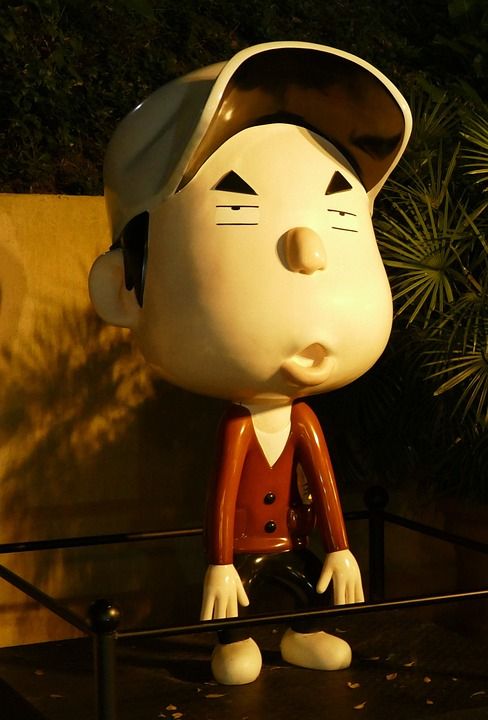 漫画 数字 卡通人物 乐趣 漫画风格 香港 雕塑 中国 公园