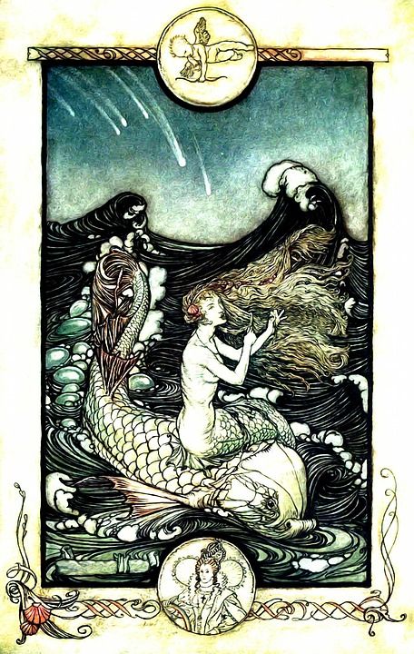 优质的 书籍插图 文学 莎士比亚 仲夏夜之梦 阿瑟·拉克汉姆 幻想