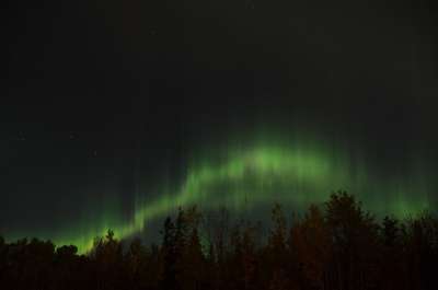 北极光 极光 天空 北方 Borealis 夜晚 绿色 现象 灯