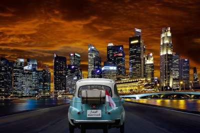 婚礼 刚结婚 新婚夫妇 结婚 爱 婚车 婚姻 蜜月 Isetta