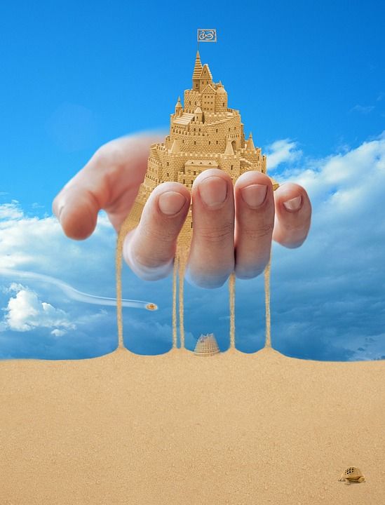 景观 沙漠 幻想 黄沙 天空 时间 达尔 蓝天 地平线 海滩