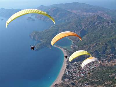 滑翔伞 降落伞 天空 空气 自由 冒险 极端 运动 活动