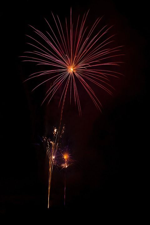 黑色的 爆裂 庆祝 庆典 黑暗的 事件 爆炸 节日 烟花