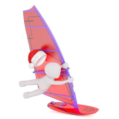 白人男性 3D 模型 全身 3D 白色的 孤立 圣诞节