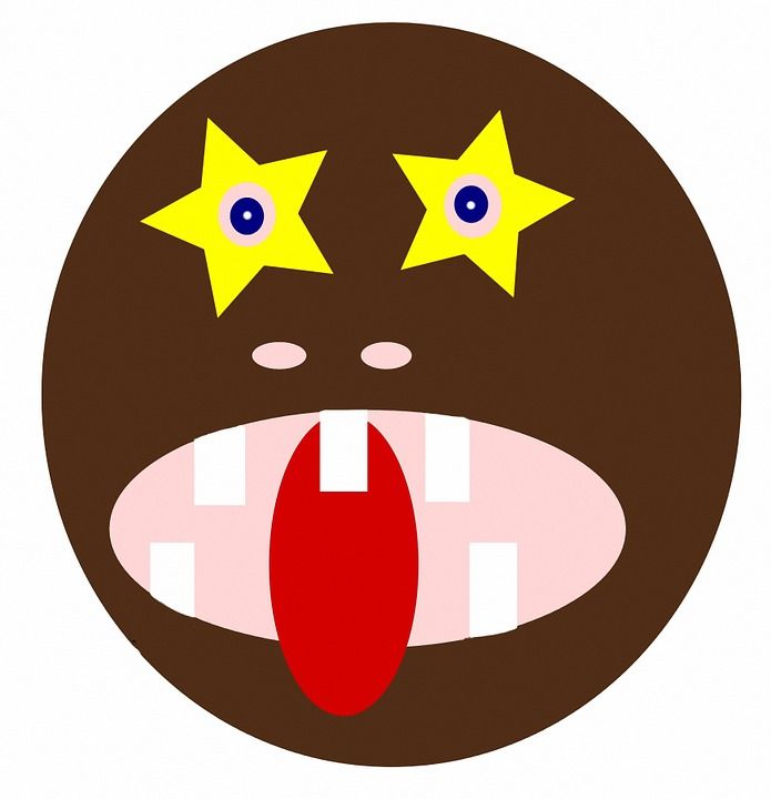 笑脸 图释 淘气 脸 槐 想像力 漫画 舌头 乐趣 星星
