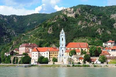 杜恩施泰因 Stift Dürnstein 废墟的Dürnstein 瓦豪