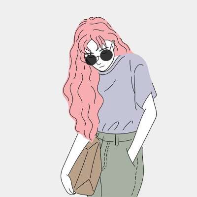 女性 肖像 模型 时髦的 发型 色调 太阳镜 时尚 年轻女子