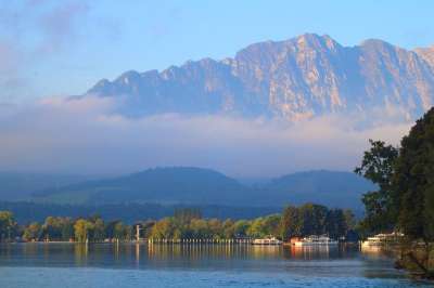 高山景观 图恩湖 山 湖景 高清壁纸 自然图片 湖 阿尔卑斯山