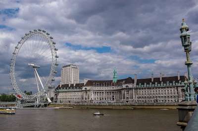 伦敦 英国 泰晤士河畔 城市 天堂 伦敦眼 旅游 地标 吸引力