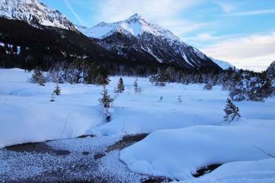 阿尔卑斯山 视图 冰冷的 弗罗斯特 雪 冷 最高额 冻结 山