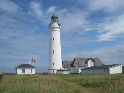 灯塔 Hirtshals 丹麦 丹麦语 灯塔 赫茨海尔斯 天堂