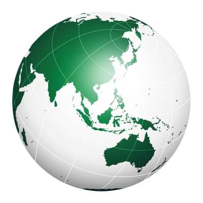 地球 行星 世界 天堂 白色的 绿色 形象的 东亚 澳大利亚