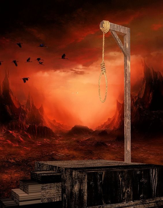 绞刑架 针织 绞刑 背景图片 罚则 幻想 判死刑 悬挂 背景