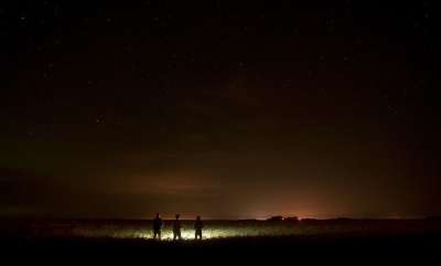 夜晚 北极光 自然 灯 星星 空间 原野 黑光 黑色的星星