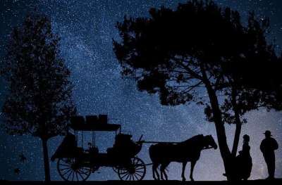 天空 星星 宇宙 景观 空间 星系 星座 黑暗的 天文学 剪影